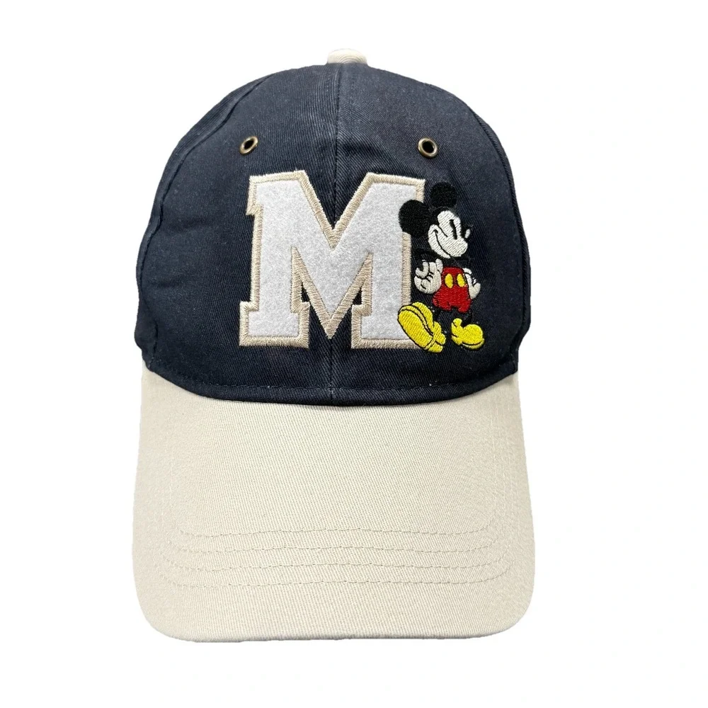 Vintage Disney‎ Parks Baseball Cap  Multicolor Mickey Mouse Hat Adjustable Strap